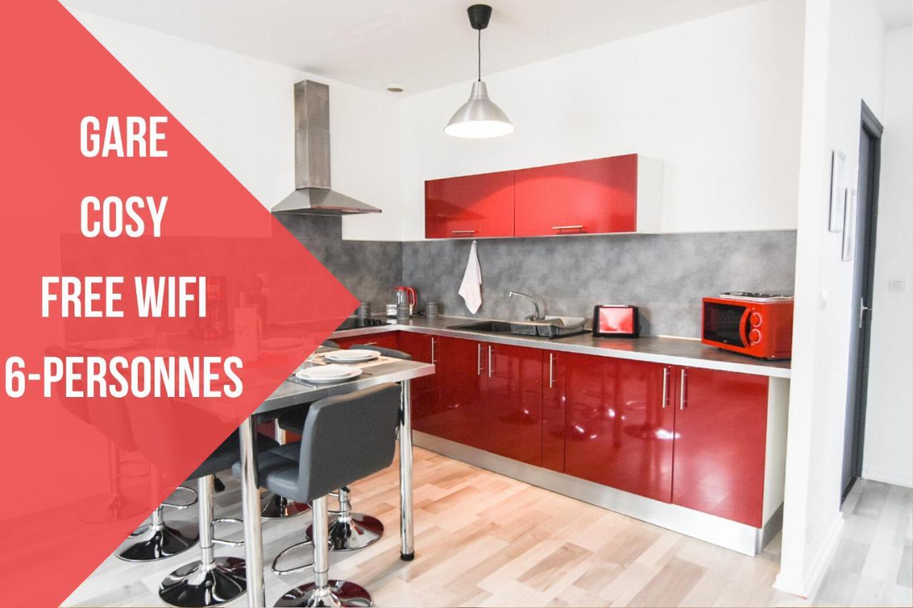Appartement "Le Terminus " Gare-Cosy-Wifi 6 Personnes Сен-Кантен Экстерьер фото